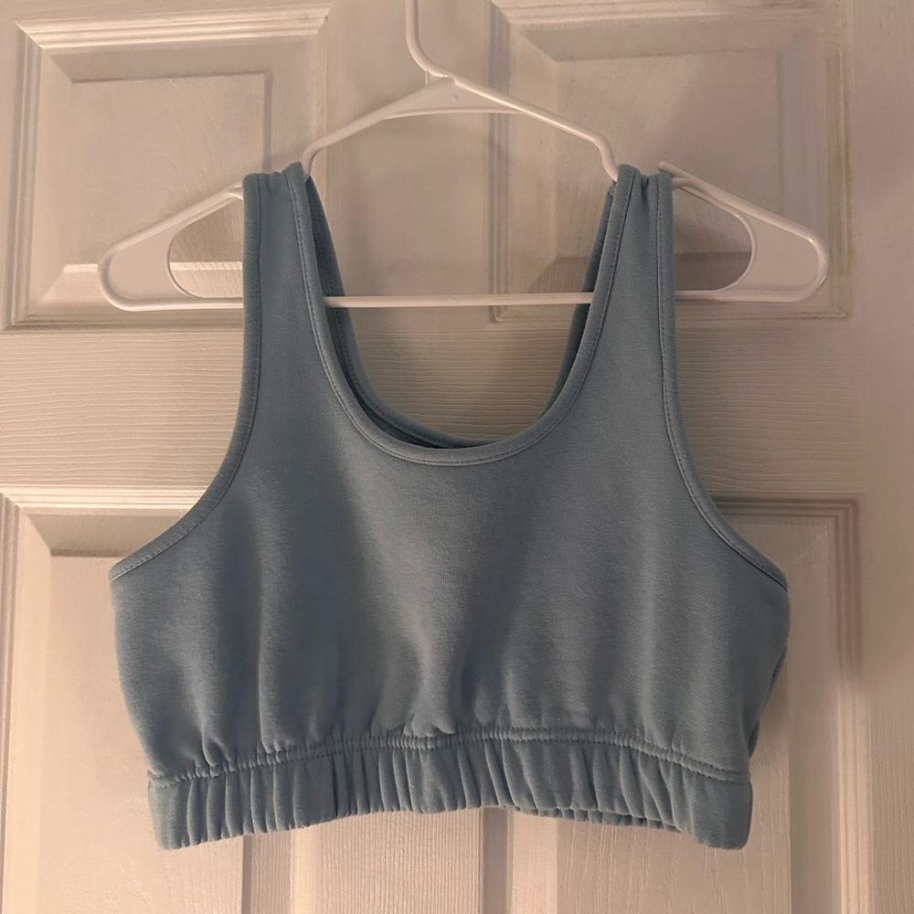 Baby Blue Crop Tank